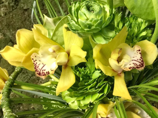 Bukiet z cymbidium